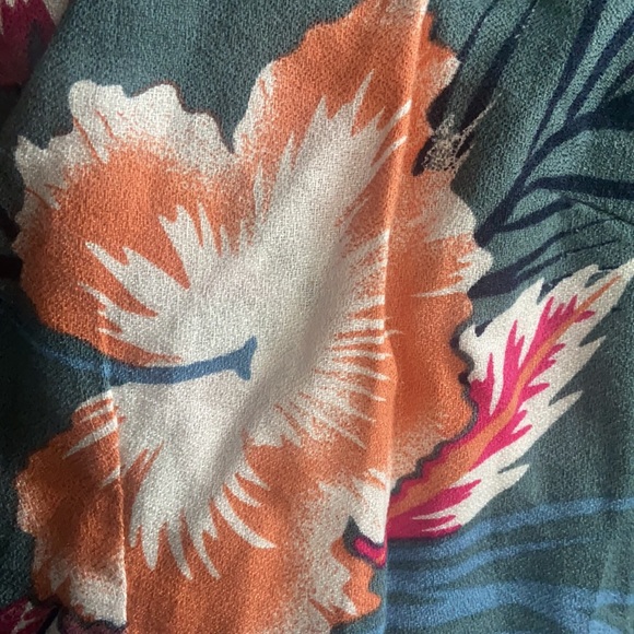 Roxy Printed Strappy Buttoned Dress - Picture 3 of 4